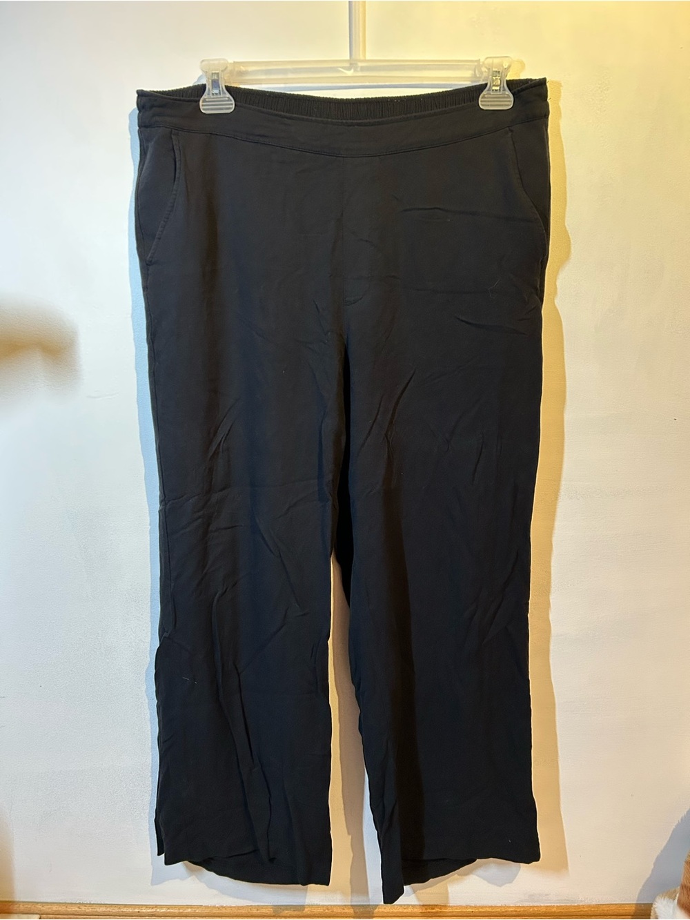 Old Navy Black Wide-Leg Pull-On Pants